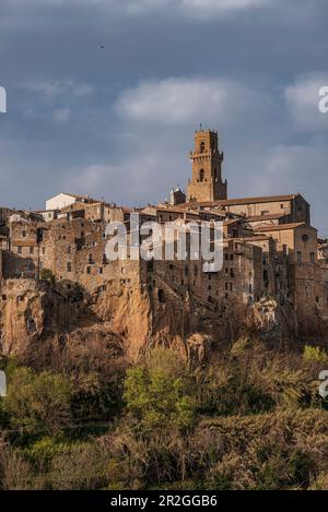 Pitigliano, province de Grosseto, Maremme, Toscane, Italie, Europe Banque D'Images