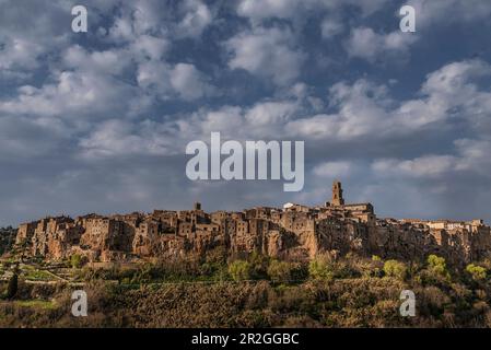 Pitigliano, province de Grosseto, Maremme, Toscane, Italie, Europe Banque D'Images