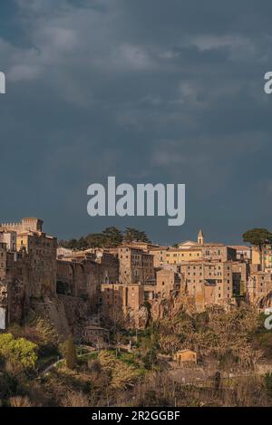 Pitigliano, province de Grosseto, Maremme, Toscane, Italie, Europe Banque D'Images