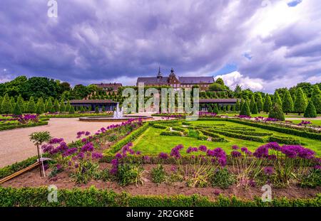 Jardin baroque du monastère de Kamp, Kamp-Lintfort, Rhénanie-du-Nord-Westphalie, Allemagne Banque D'Images