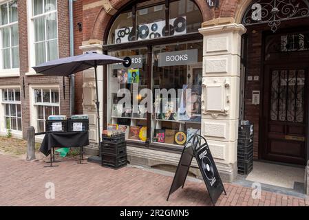 Record Store, record Shop, Amsterdam, Nord-Hollande, pays-Bas Banque D'Images