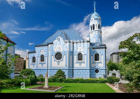 Église Saint-Laurent Elizabeth, Kostol svätej Alžbety, Église bleue, Bratislava, Slovaquie Banque D'Images