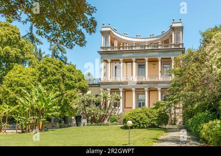 Villa Giulia à Pallanza sur le lac majeur, Piémont, Italie Banque D'Images