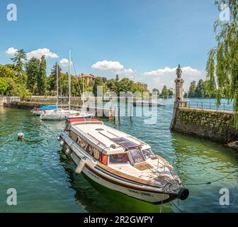 Port de plaisance de Pallanza sur le lac majeur, Piémont, Italie Banque D'Images