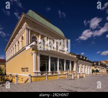 Le casino sur la promenade du spa de Františkovy Lázně, Frantiskovy Lázne, République Tchèque Banque D'Images