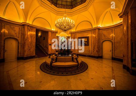 Salle du Grandhotel Pupp, Karlovy Vary, Karlovy Vary, République tchèque Banque D'Images