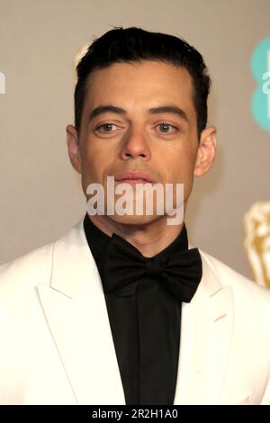 Londres, Royaume-Uni. 10th févr. 2019. Rami Malek assiste aux Prix du film de l'EE British Academy 2019 au Royal Albert Hall de Londres. (Photo de Fred Duval/SOPA Images/Sipa USA) crédit: SIPA USA/Alay Live News Banque D'Images