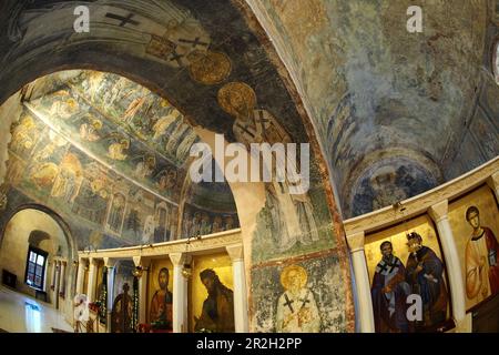 Église Sofija à Ohrid au lac Ohrid, Macédoine du Nord Banque D'Images