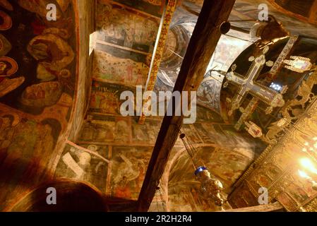 Dans le monastère de Naum sur les rives du lac Ohrid, en Macédoine du Nord Banque D'Images
