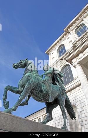 Académie des Beaux-Arts, Maxvorstadt, Munich, Haute-Bavière, Bavière, Allemagne Banque D'Images