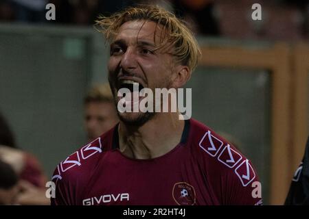 Reggio Calabria, Italie. 19th mai 2023. Di Chiara Gianluca Reggina portrait pendant Reggina 1914 vs Ascoli Calcio, football italien Serie B match à Reggio Calabria, Italie, 19 mai 2023 crédit: Agence de photo indépendante/Alamy Live News Banque D'Images