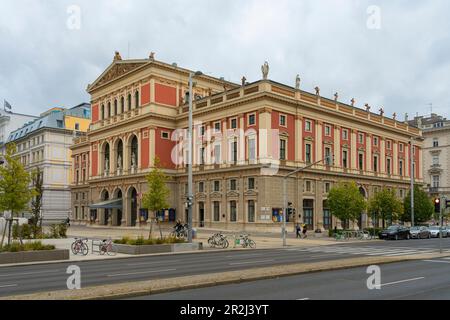 Salle de concert de la Société de musique de Vienne, Vienne, Autriche, Europe Banque D'Images