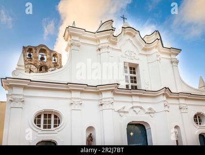 Eglise de Santa Sofia à Anacapri, Capri, Golfe de Naples, Campanie, Italie Banque D'Images