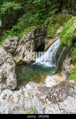 Jardin des glaciers dans l'Echerntal près de Hallstatt, Salzkammergut, haute-Autriche, Autriche Banque D'Images