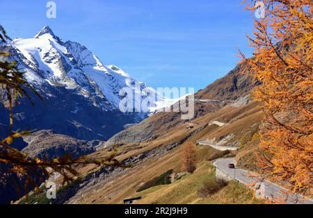 Grossglockner, Grossglockner High Alpine Road, Carinthie, Autriche Banque D'Images