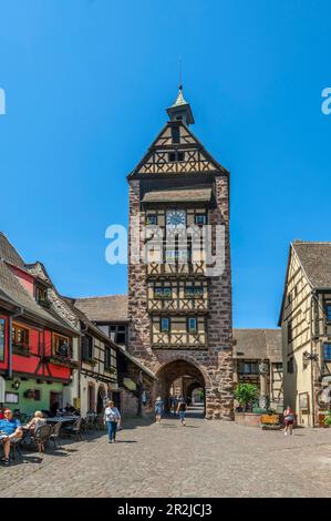 Tour des Dolder à Riquewihr, Reichenweier, Haut-Rhin, route des vins d'Alsace, route des vins d'Alsace, Grand est, Alsace-Champagne-Ardenne-Lorraine, France Banque D'Images