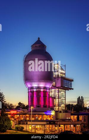 Vieux quartier de l'usine de Neunkirchen, Sarre, Allemagne Banque D'Images