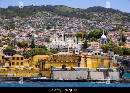 Forteresse et ville forte de Sao Tiago, Funchal, Madère, Portugal, Europe Banque D'Images