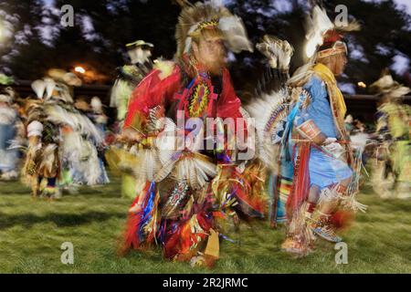 United Tribes PowWow, Heritage Centre, comté de Burleigh, Bismarck, Dakota du Nord, USA Banque D'Images