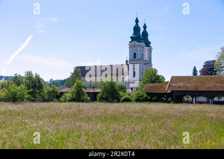 Vornbach, Château de l'abbaye bénédictine de Vornbach Banque D'Images