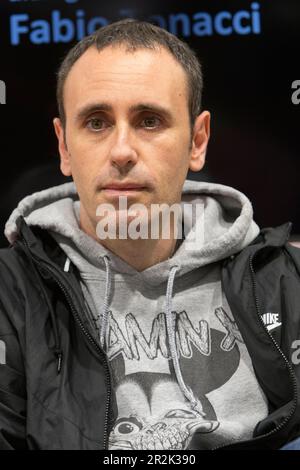 Turin, Italie. 19th mai 2023. Le caricaturiste italien Michele Rech (connu sous le nom de Zerocalcare) est invité de 2023 Torino Book Fair. Credit: Marco Destefanis/Alamy Live News Banque D'Images