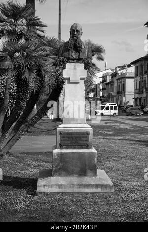 Viareggio Italie - AVRIL 30 2023: Viareggio est la célèbre station balnéaire sur la côte de la mer Ligurienne. Province Lucca région Toscane de l'Italie Banque D'Images