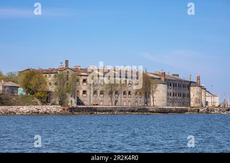 Forteresse de la mer de Patarei, plus tard une prison centrale de Tallinn ou Tallinna Keskvangla, à Tallinn, Estonie Banque D'Images