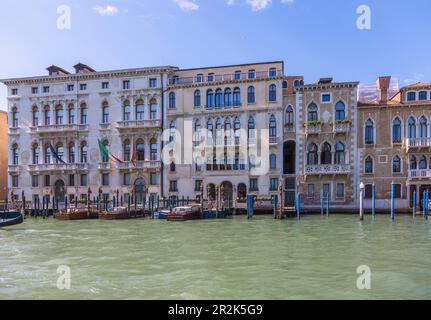 Venise, Palazzo Ferro fini, siège du Consiglio Regionale del Veneto, Grand Canal Banque D'Images