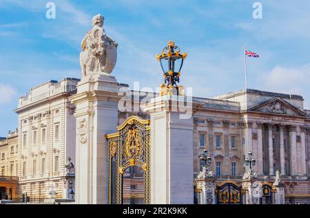 Le palais de Buckingham, Londres, Angleterre, Royaume-Uni Banque D'Images