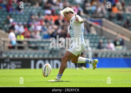 Londres, Royaume-Uni. 20th mai 2023. 20th mai 2023 ; Twickenham Stadium, Londres, Angleterre : HSBC London Rugby Sevens Argentine contre Japon ; Luciano Gonzalez d'Argentine donne un crédit de conversion : action plus Sports Images/Alay Live News Banque D'Images