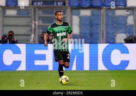 Jeremy Toljan (US Sassuolo Calcio) pendant le championnat italien Serie Un match de football entre US Sassuolo et AC Monza sur 19 mai 2023 au stade Mapei à Reggio Emilia, Italie - photo: Alessio Morgese/DPPI/LiveMedia crédit: Agence de photo indépendante/Alamy Live News Banque D'Images