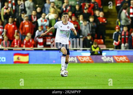 Oakwell Stadium, Barnsley, Angleterre - 19th mai 2023 Eoin Toal (18) de Bolton Wanderers - pendant le jeu Barnsley v Bolton Wanderers, Sky Bet League One, jouer 2nd jambes, 2022/23, Oakwell Stadium, Barnsley, Angleterre - 19th mai 2023 crédit: Arthur Haigh/WhiteRosePhotos/Alay Live News Banque D'Images