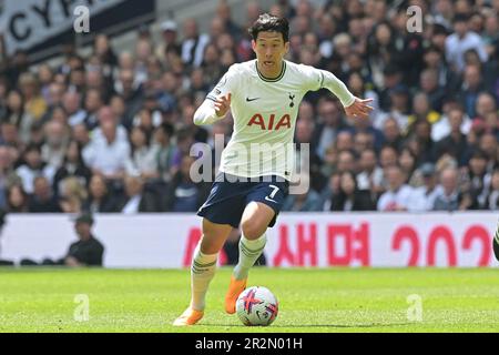 Londres, Royaume-Uni. 20th mai 2023. Son Heung-min de Tottenham Hotspur pendant le match Spurs contre Brentford Premier League au Tottenham Hotspur Stadium de Londres. Crédit : MARTIN DALTON/Alay Live News Banque D'Images