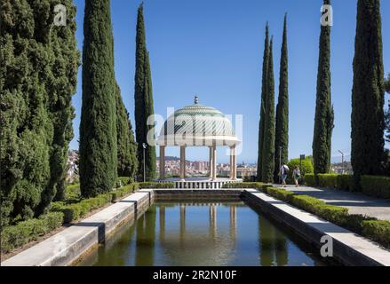 Malaga, Costa del Sol, la province de Malaga, Andalousie, Espagne du sud. El Jardín Botánico histórico - La Concepción. La Concepcion Historical-Botanical Banque D'Images