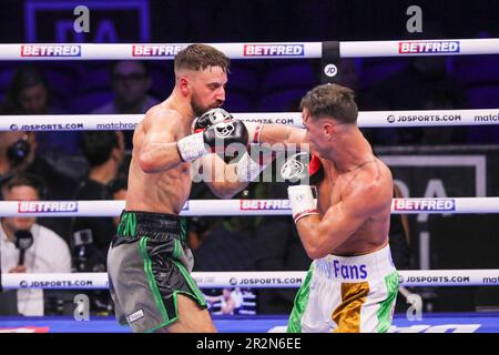 Dublin, Irlande. 20th mai 2023. Paddy Donovan bat Sam O'Maison dans le sixième tour via TKO pendant la boxe de salle de match: Katie Taylor vs Chantelle Cameron à 3Arena, Dublin, Irlande, 20th mai 2023 ( Credit: DaN Cooke/Alay Live News Banque D'Images