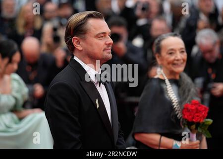 Cannes, Cannes, France. 20th mai 2023. L'acteur LEONARDO DICAPRIO participe à la projection et à l'épreuve du tapis rouge du film « les meurtriers de la Lune des fleurs », réalisé par Martin Scorsese, qui sera présenté hors compétition, lors du festival annuel de Cannes 76th au Palais des Festivals sur 20 mai 2023 à Cannes, en France. (Credit image: © Alexandra Fechete/ZUMA Press Wire) USAGE ÉDITORIAL SEULEMENT! Non destiné À un usage commercial ! Banque D'Images