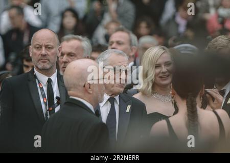 Robert de Niro assiste au tapis rouge « Killers of the Flower Moon » lors du festival annuel de Cannes 76th au Palais des Festivals sur 20 mai 2023 à Cannes, France. (Photo par Luca Carlino/NurPhoto)0 crédit: NurPhoto SRL/Alay Live News Banque D'Images