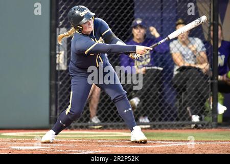 19 mai 2023 : = pendant le match régional de softball NCAA entre les ours du Colorado du N. et les Huskies de Washington au stade de softball Husky à Seattle, en Australie occidentale. Washington défait N. Colorado 10-2. Steve Faber/CSM Banque D'Images