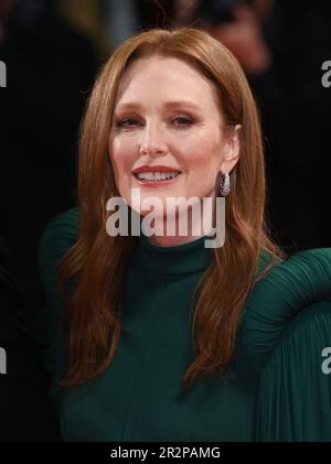 Cannes, France. 20th mai 2023. Cannes, France. 20 mai 2023. Julianne Moore arrive à la projection du gala de mai décembre, dans le cadre du Festival de Cannes 76th, Palais des Festival. Crédit : Doug Peters/Alamy Live News Banque D'Images