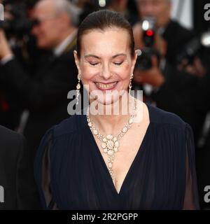 20 mai 2023, Cannes, Côte d'Azur, France: CAROLE BOUQUET assiste à la projection des 'meurtriers de la Lune des Fleurs' lors du Festival annuel de Cannes 76th au Palais des Festivals sur 20 mai 2023 à Cannes, France (Credit image: © Mickael Chavet/ZUMA Press Wire) USAGE ÉDITORIAL EXCLUSIF! Non destiné À un usage commercial ! Banque D'Images