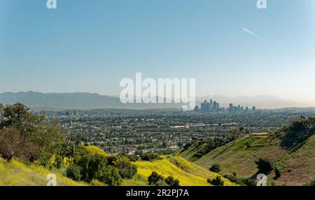 LOS ANGELES - 20 avril 2023 : Los Angeles est la plus grande ville de Californie, la deuxième ville la plus peuplée des États-Unis après la ville de New York, a Banque D'Images