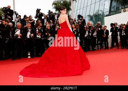 Sofia Carson participe à la première "Killers of the Flower Moon" lors du Festival de Cannes 76th au Palais des Festivals de Cannes, France, le 20 mai 2023. Banque D'Images