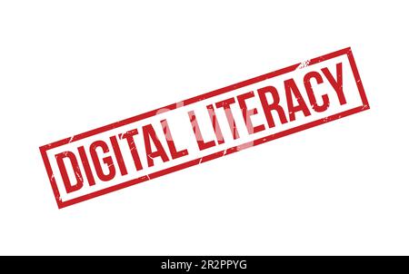 Digital Literacy Rubber Stamp Seal Vector Illustration de Vecteur