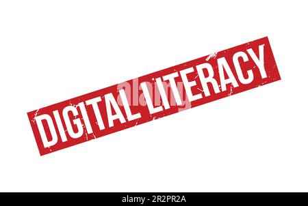 Digital Literacy Rubber Stamp Seal Vector Illustration de Vecteur