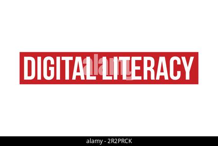 Digital Literacy Rubber Stamp Seal Vector Illustration de Vecteur