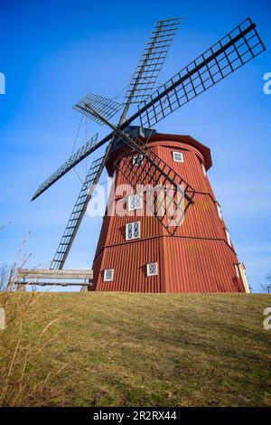 Le moulin à vent de Strängnäs Banque D'Images