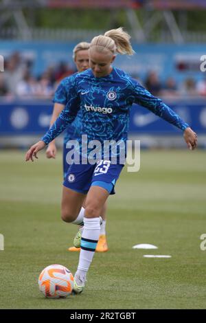 Londres, Royaume-Uni. 21st mai 2023. Londres, 21 mai 2023: Pernille Harder (23 Chelsea) pendant le match de la Barclays FA Womens Super League entre Chelsea et Arsenal à Kingsmeadow, Londres, Angleterre. (Pedro Soares/SPP) crédit: SPP Sport presse photo. /Alamy Live News Banque D'Images