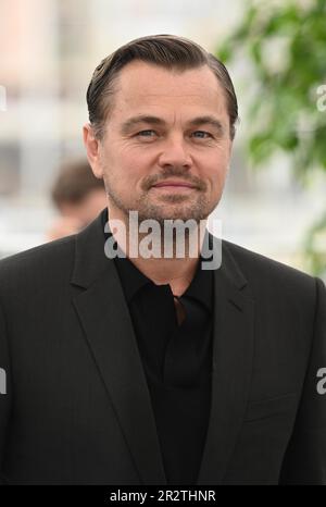 Leonardo DiCaprio assiste au photocall pour les meurtriers de la Lune des fleurs lors du Festival de Cannes 76th à Cannes, France. Date de la photo: Dimanche 21 mai 2023. Le crédit photo devrait se lire comme suit : Doug Peters/PA Wire Banque D'Images