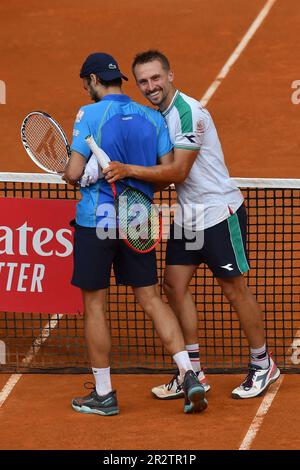 Rome, . 21st mai 2023. Hugo Nys, Jan Zielinski remporte la double finale lors de l'Internazionali BNL d'Italia 2023 à Foro Italico, Italie, 21 mai 2023 Fotografo01 crédit: Agence de photo indépendante/Alamy Live News Banque D'Images