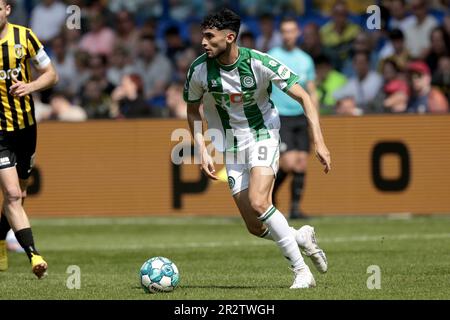 ARNHEM - Ricardo Pepi du FC Groningen lors du match de première ligue néerlandais entre Vitesse et FC Groningen au Gelredome sur 21 mai 2023 à Arnhem, pays-Bas. PNA JEROEN PUTMANS Banque D'Images